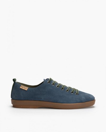 Blue leather shoe ACOTANGO JEANS