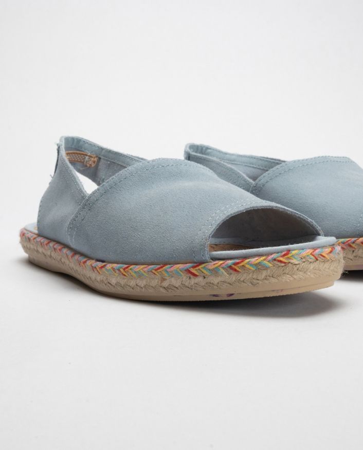 Sandalias azules planas CALA CIELO