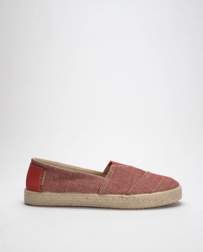 Slip on with recycled cotton ENDRINO PASSION RED