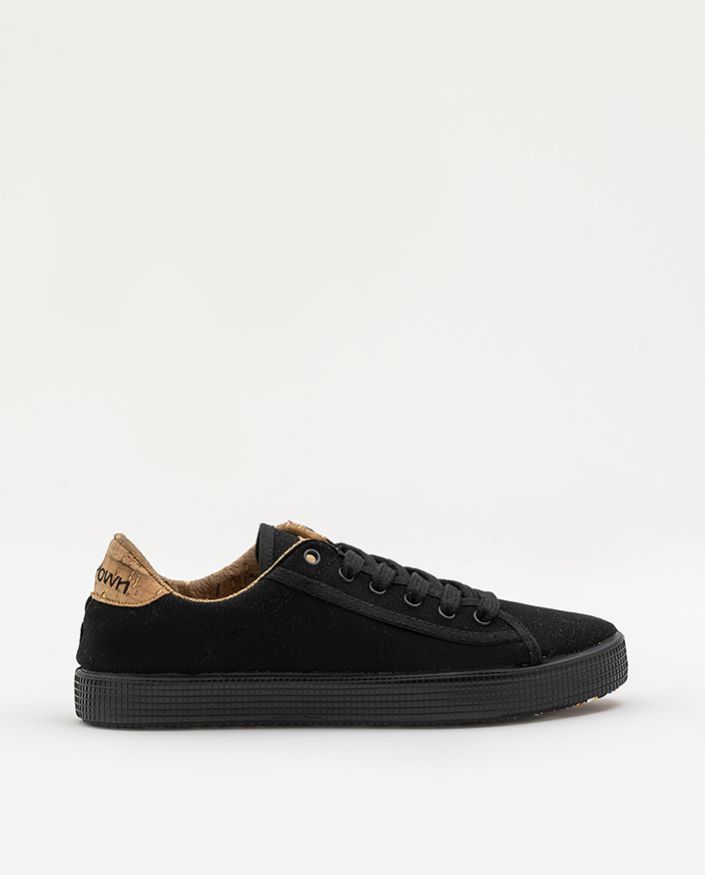 Sustainable ecological and natural footwear Black Arce