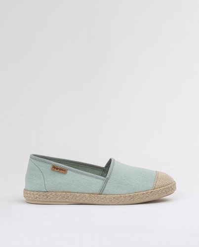 Light Green Espadrille for women with naturals and recycled materials CABUYA VERDINE