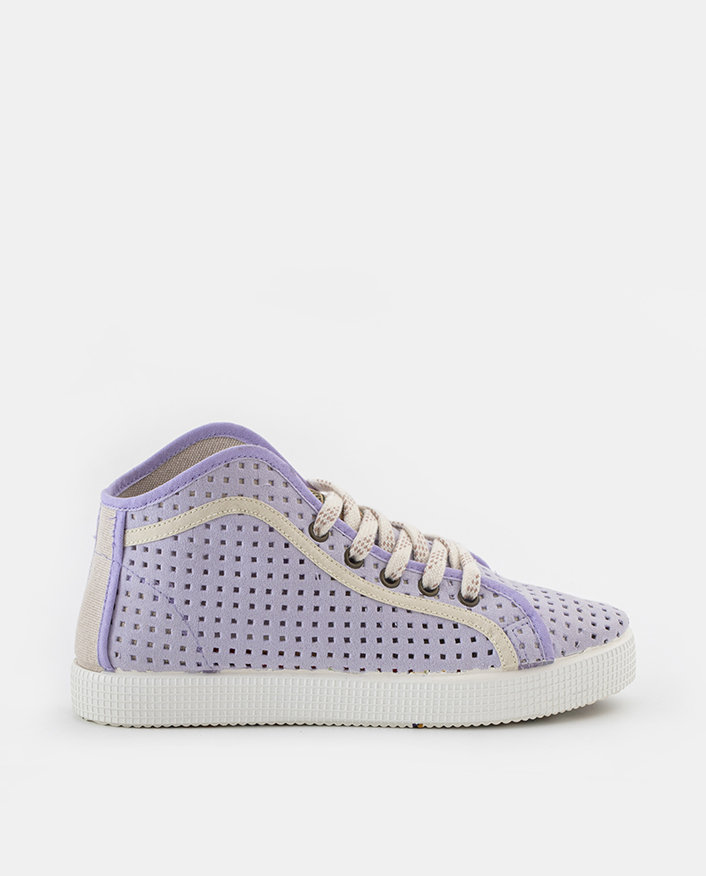 Zapatillas lilas mujer para verano VEGA LARGE MALVA