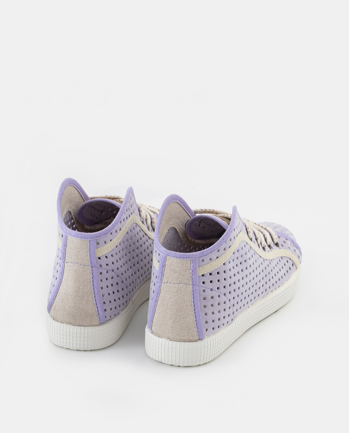 Zapatillas lilas mujer para verano VEGA LARGE MALVA