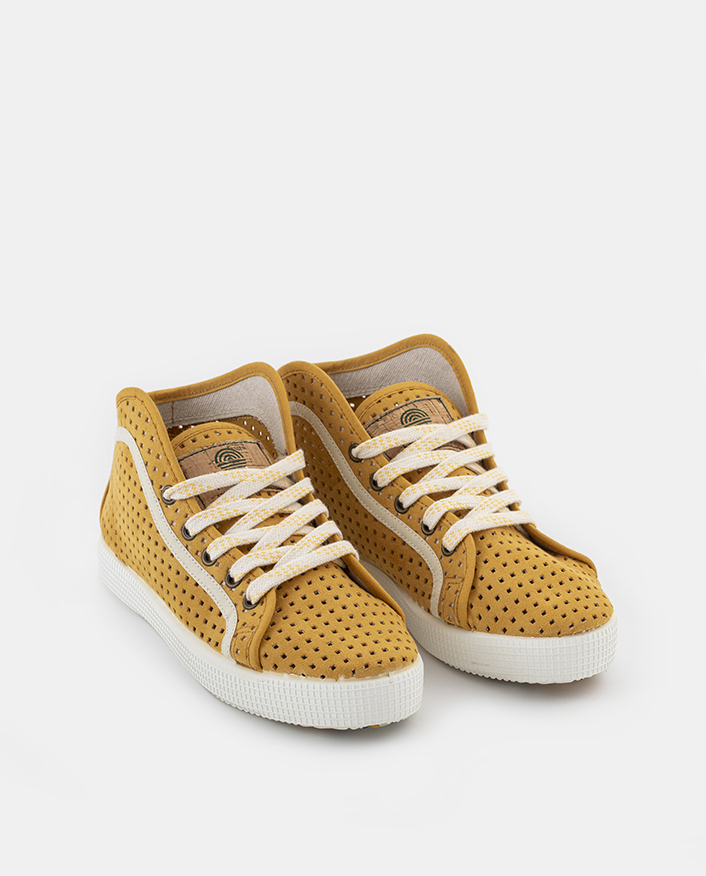 Zapatillas casual mujer verano amarillas VEGA LARGE TRIGAL