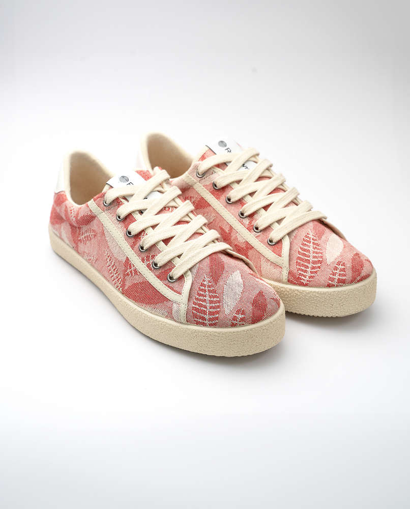 Sneakers primavera recicladas unisex CARISSA ROJO