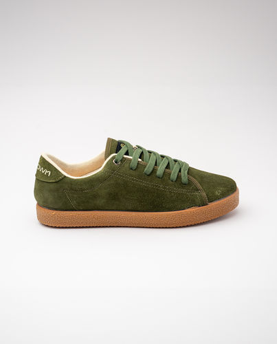 Zapatillas sostenibles de piel mujer y hombre CERVINO MUSGO