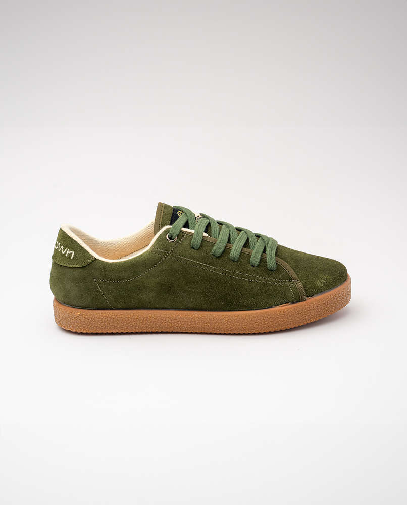 Zapatillas sostenibles de piel mujer y hombre CERVINO MUSGO