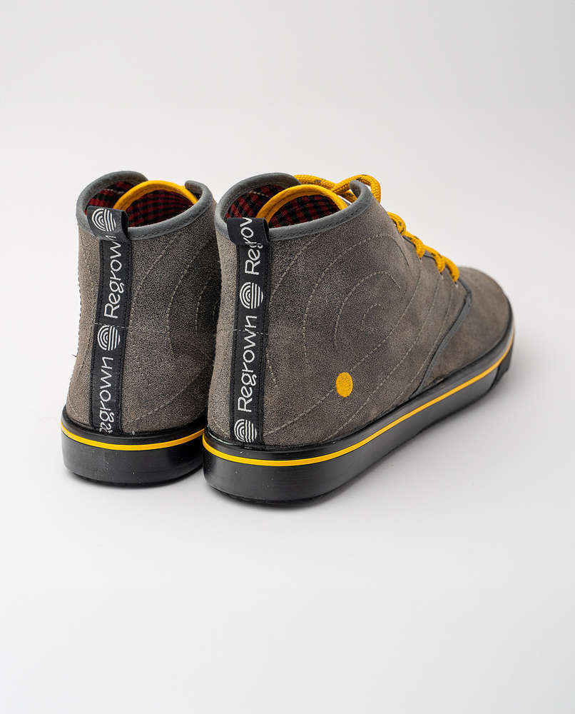 Botas caña baja de piel señora y caballero KENYA LARGE GRIS