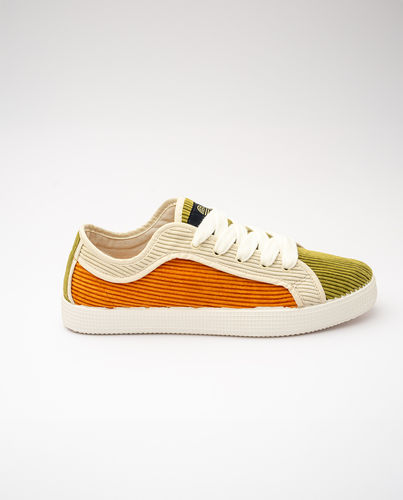 Sneakers unisex pana combinada colores TEIDE KAKI