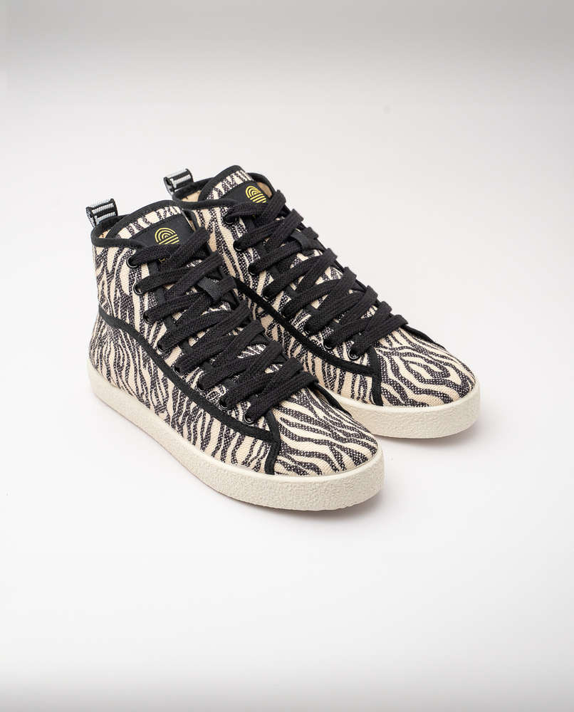 Botines de materiales reciclados para mujer y hombre SIMOVA LARGE NEGRO
