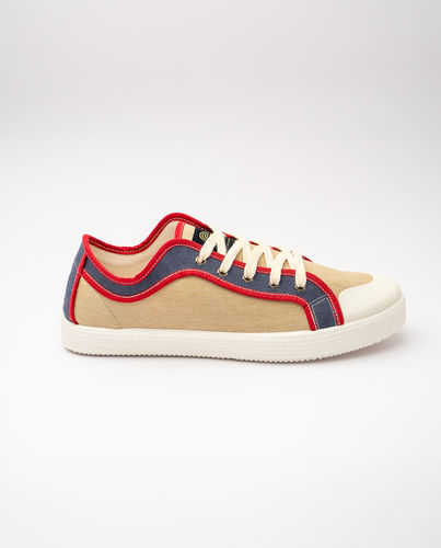 Zapatillas unisex combinadas LOGAN BEIGE