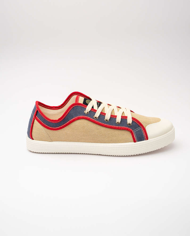 Zapatillas unisex combinadas LOGAN BEIGE