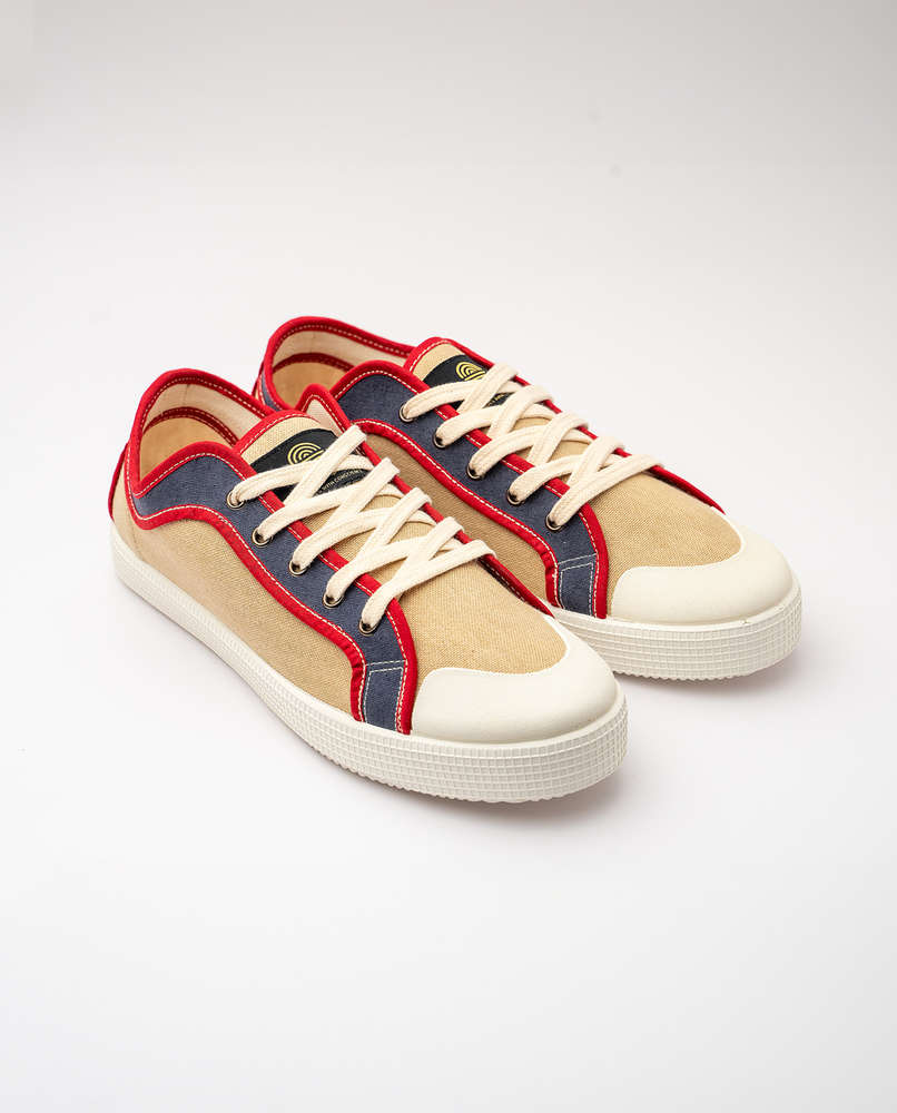 Zapatillas unisex combinadas LOGAN BEIGE