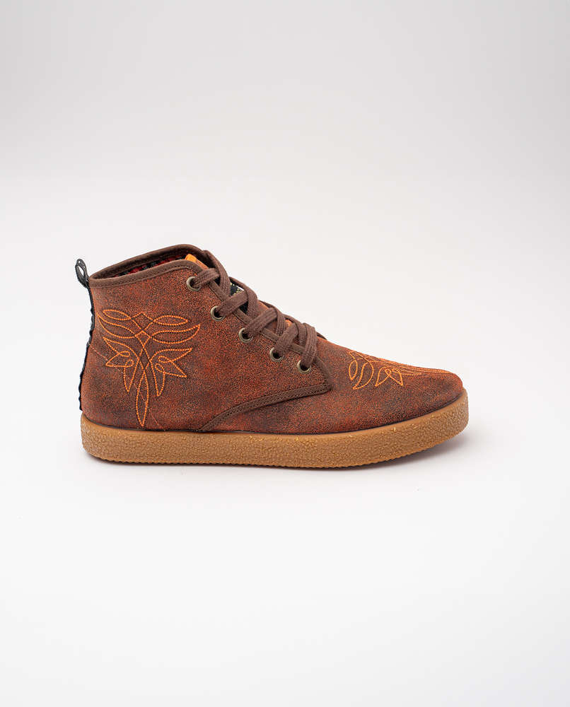 Botas de piel señora y caballero NANGA LARGE GRANATE