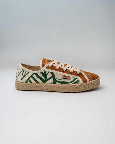 Alpargata de caballero de algodón con cordones LAUREL CLASIC