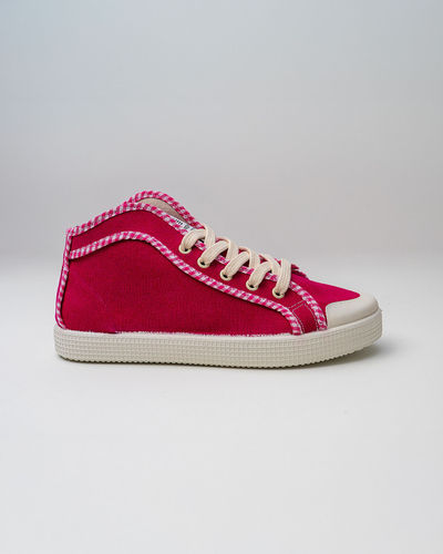 Botines de algodón reciclado de mujer GIRASOL LARGE FLAMINGO