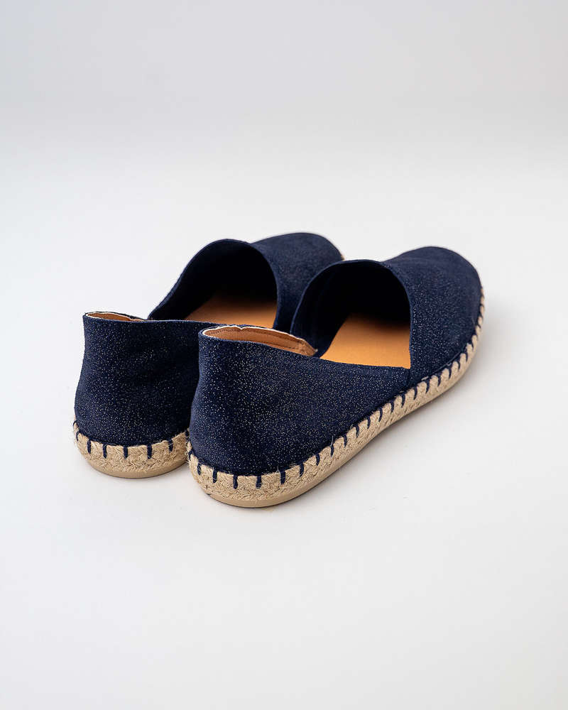 Alpargatas mujer artesanales CLAVEL NAVY