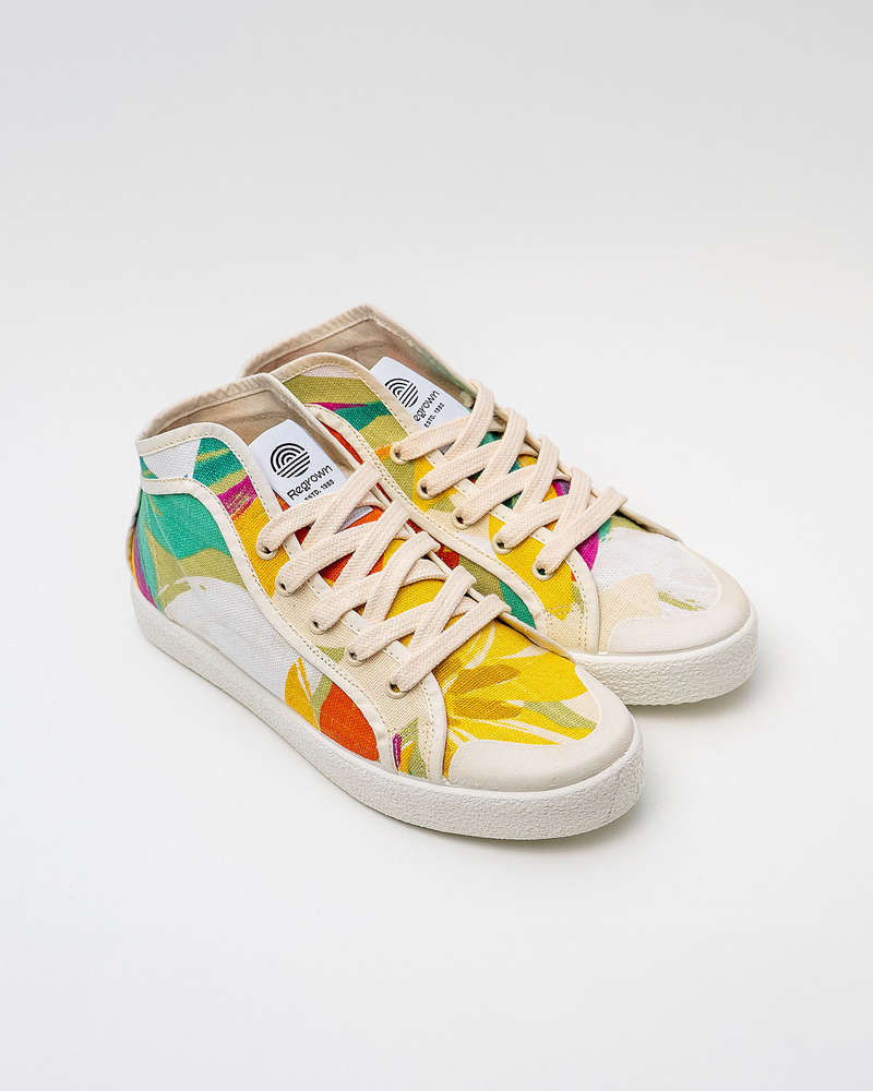 Zapatillas altas de algodón para chica MARGARITA LARGE