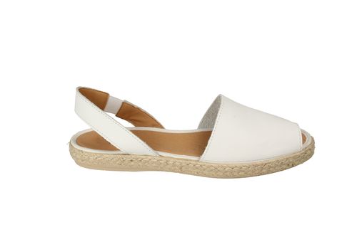 Alpargatas blanco de mujer para primavera-verano PALA BLANCO
